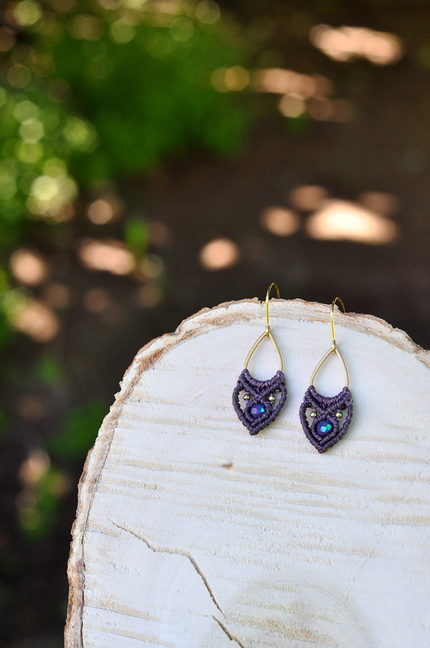 Unikatne pletene minđuše