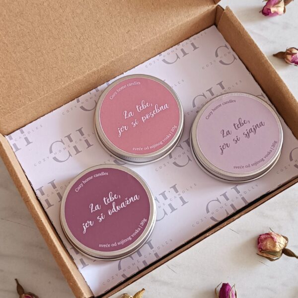 Za tebe - set sveća