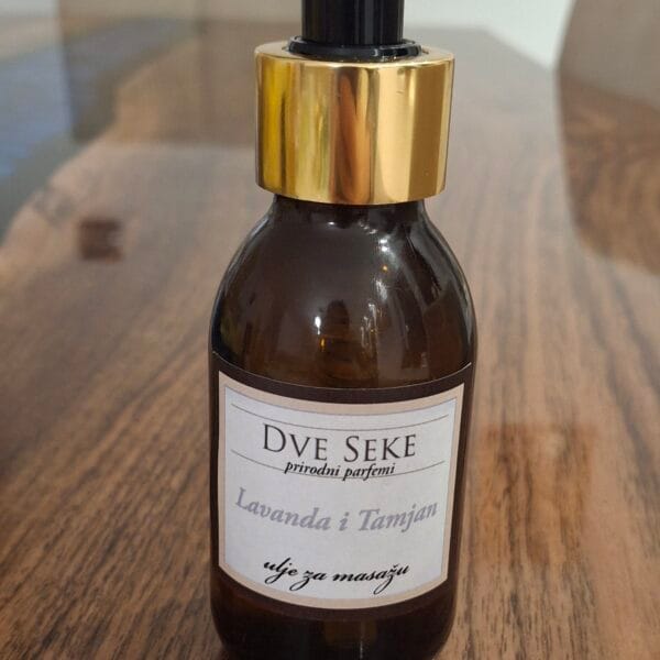 Prirodno ulje za masažu Lavanda, ruzmarin i tamjan